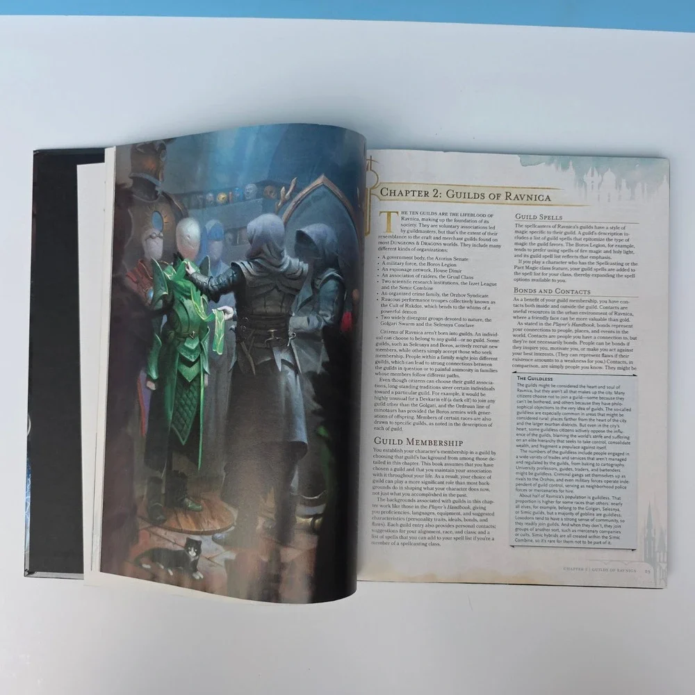 Guildmaster's Guide to Ravnica 5e 2018 Dungeons & Dragons Hardcover